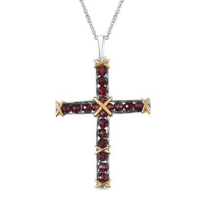 AA Roter Granat Schmuckset ca. 50 cm ca. 5.70 ct