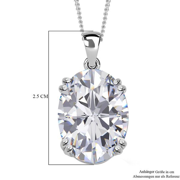 D'Joy Moissanit Ring und Anh&auml;nger mit 45 cm langer Kette image number 7