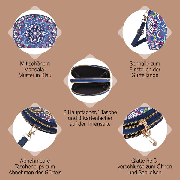 Umh&auml;ngetasche, Mandala image number 5