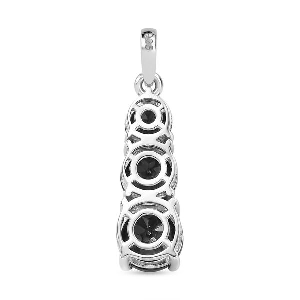 Elite Shungit Schmuckset 925 Silber rhodiniert (Gr&ouml;&szlig;e 16.00), ca. 3.90 ct image number 9