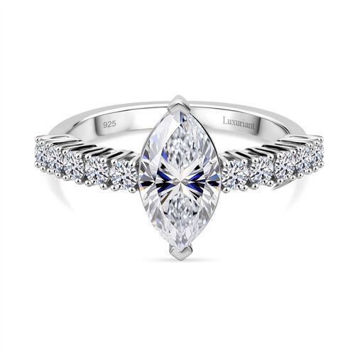 LUXURIANT DIAMOND - Lab Grown Diamant VS-EF SGL zertifiziert Ring 950 Platin (Größe 20.00) ca. 2.50 ct image number 0