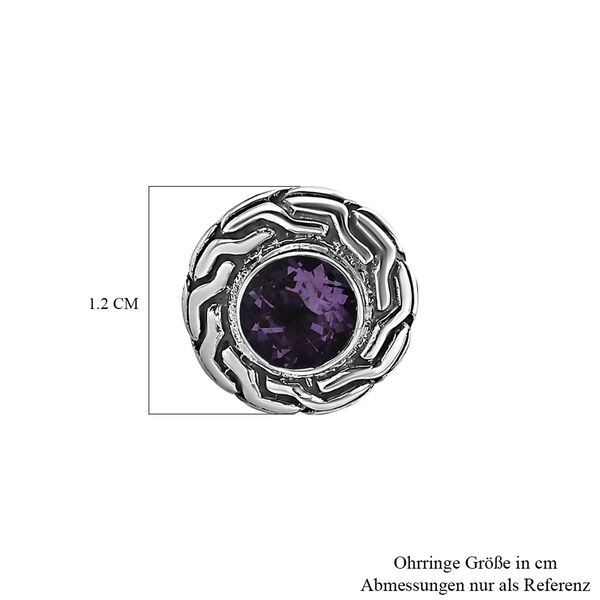 Royal Bali Kollektion - Rose de France Amethyst-Ohrringe - 1,58 ct. image number 4