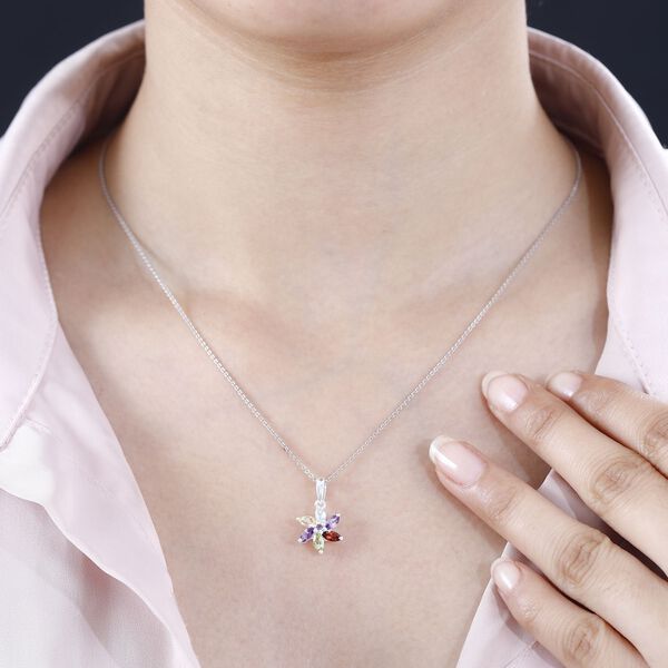 Multi Edelstein Anhänger - 0,96 ct. image number 3