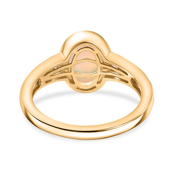 D&rsquo;Joy Nat&uuml;rlicher, &auml;thiopischer Welo Opal, rosa Saphir und Zirkon Ring - 1,36 ct. image number 6