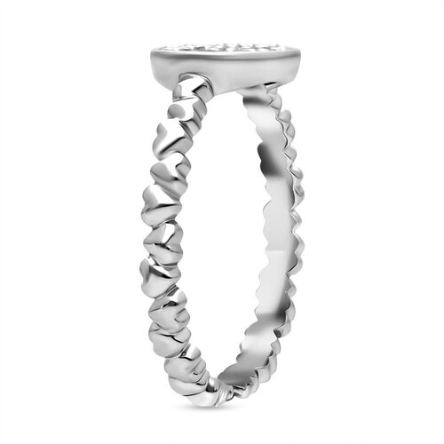 LUXURIANT DIAMOND- SI Labor Diamant Ring, 925 Silber rhodiniert - 0,34 ct. image number 3