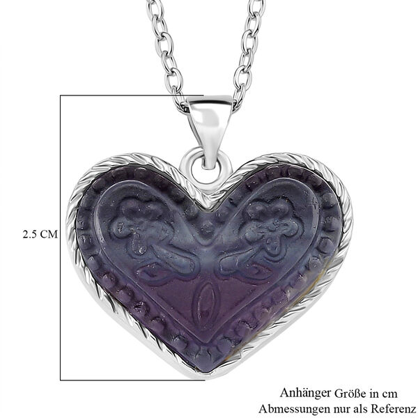 Mehrfarbiger Fluorit Schmuckset ca. 50 cm 316L Edelstahl ca. 20.00 ct image number 6