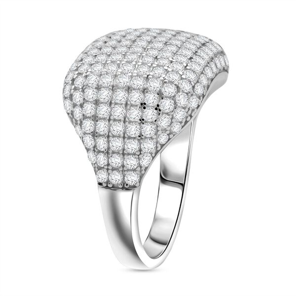 LUSTRO STELLA wei&szlig;er Zirkonia Cluster Ring image number 4