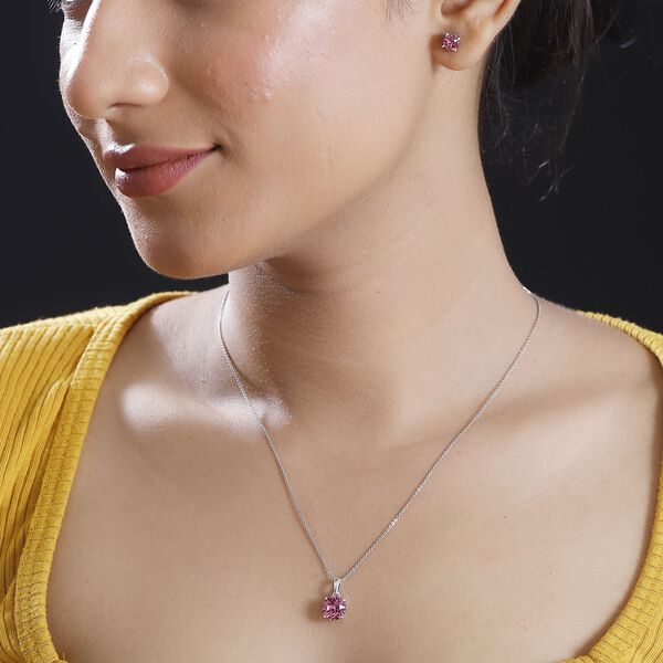 J Francis gefertigt mit SWAROVSKI-Swarovski Rose Kristall Schmuckset image number 3