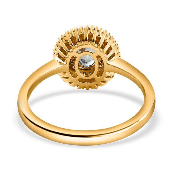 Alexandrit und Diamant Ring in 750 Gold - 1 ct. image number 6
