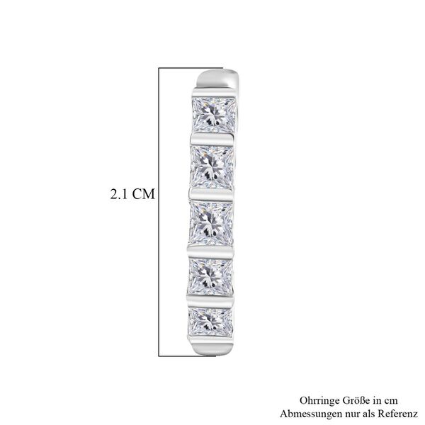 EF Moissanit Ohrringe - 1,52 ct. image number 4