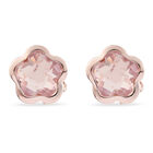 Rosenquarz-Ohrstecker, 925 Silber ros&eacute;vergoldet ca. 6,51 ct