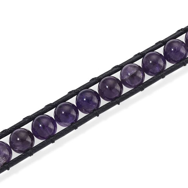 Flexible afrikanische Amethyst Halskette - 80 ct. image number 4