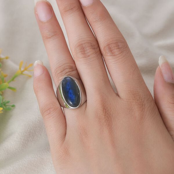 AAA Labradorit Ring - 10,61 ct. image number 3