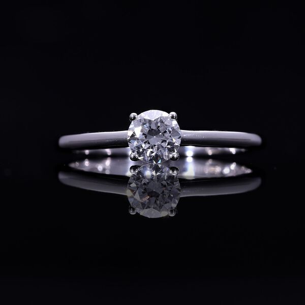 LUXURIANT IGI zertifizierter D-IF Labor Diamant Ring in 950 Platin - 1 ct. image number 1