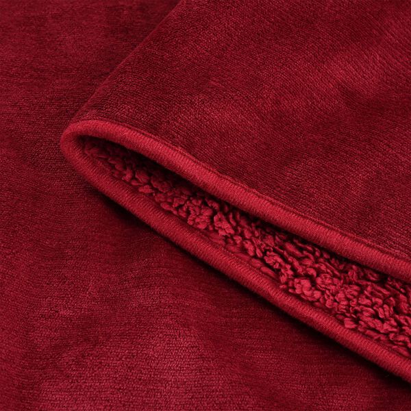 Doppellagige wasserdichte Decke aus Flanell und Sherpa, 150x200 cm, Rosa image number 4