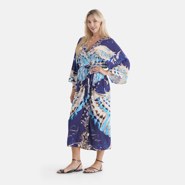  LA MAREY placement  print kimono image number 3