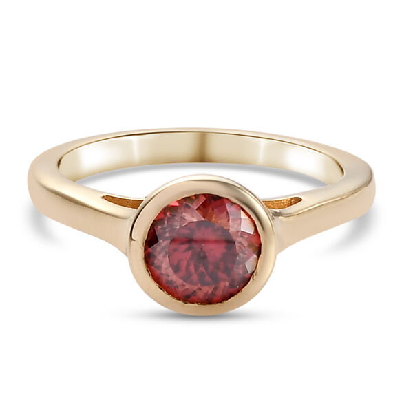 Roter Moissanit-Ring - 1,23 ct. image number 0