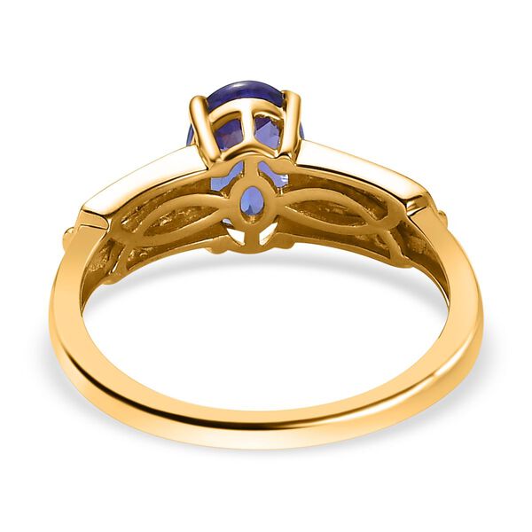 AAA Tansanitring mit Diamanten - 1,71 Karat. image number 6