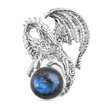 Labradorit Anh&auml;nger 925 Silber ca. 7,29 ct.