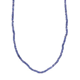 Tansanit Halskette, 45 cm - 40 ct.