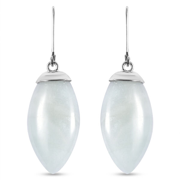 Aquamarin Ohrringe 925 Silber rhodiniert ca. 51,00 ct