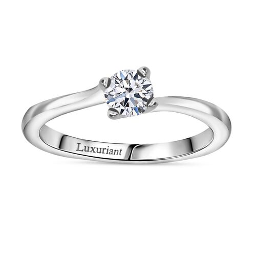 LUXURIANT DIAMOND- SI-GH Labor Diamant Ring, 925 Silber rhodiniert - 0,33 ct. image number 4
