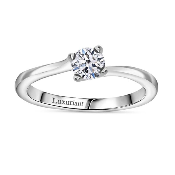 LUXURIANT SI-GH Labor Diamant Ring, 925 Silber rhodiniert - 0,33 ct. image number 3