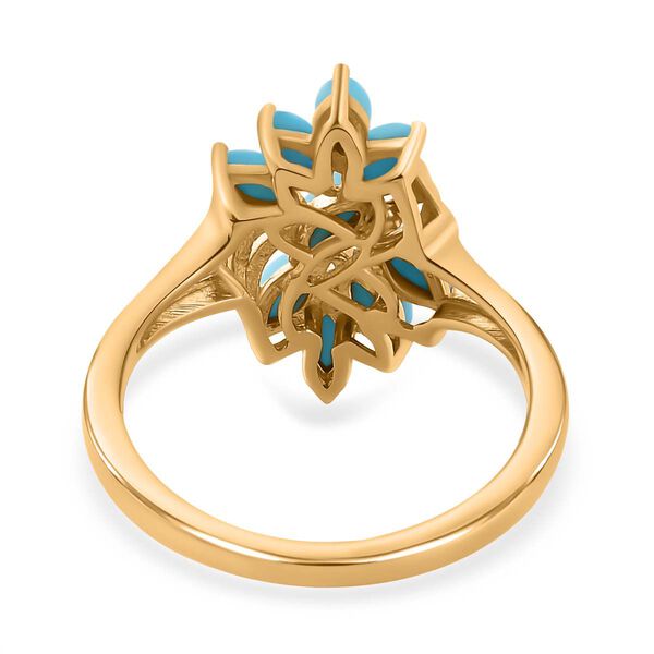 AAA amerikanischer Sleeping Beauty T&uuml;rkis-Ring - 1,56 ct. image number 6