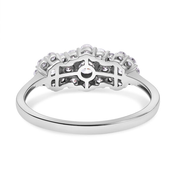 LUXORO IGI zertifizierter SI-GH Labor Diamant Ring in 585 Wei&szlig;gold- 1 ct. image number 5