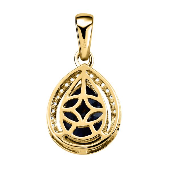 AA Masoala Saphir und Zirkon Anh&auml;nger - 2,53 ct. image number 5