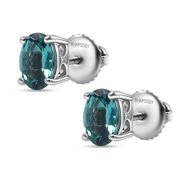 RHAPSODY AAAA Lagunen Turmalin Ohrringe in 950 Platin - 1,63 ct. image number 4