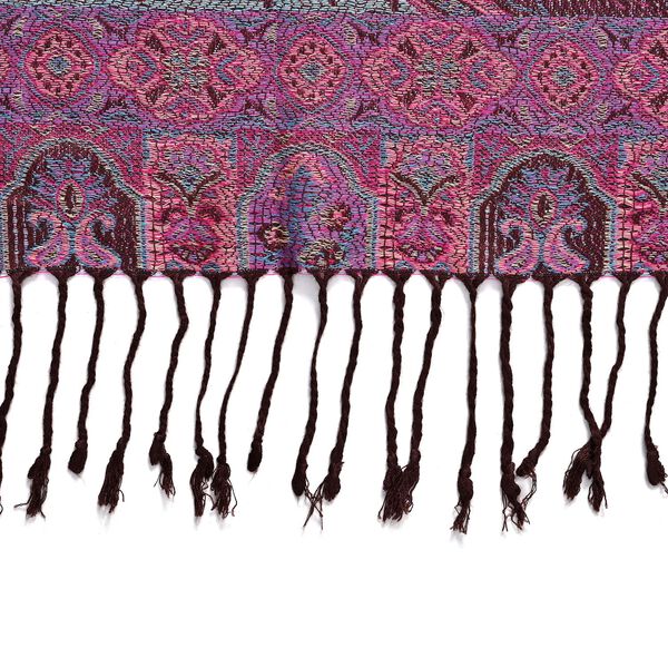 Paisley Schal in lila image number 3