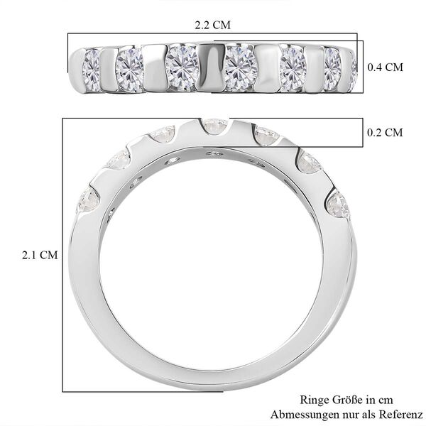 Moissanit Ring - 0,71 ct. image number 7