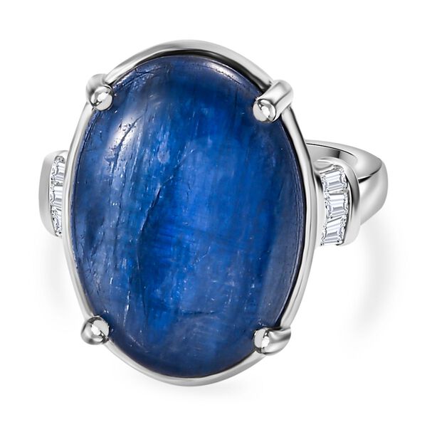 Kyanit und Zirkon Ring - 11,67 ct.