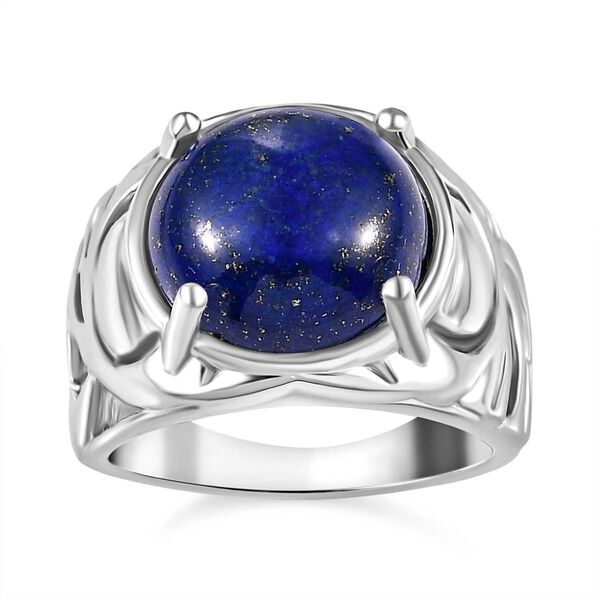 Lapislazuli Ring Messing (Größe 17.00) ca. 6,78 ct image number 4
