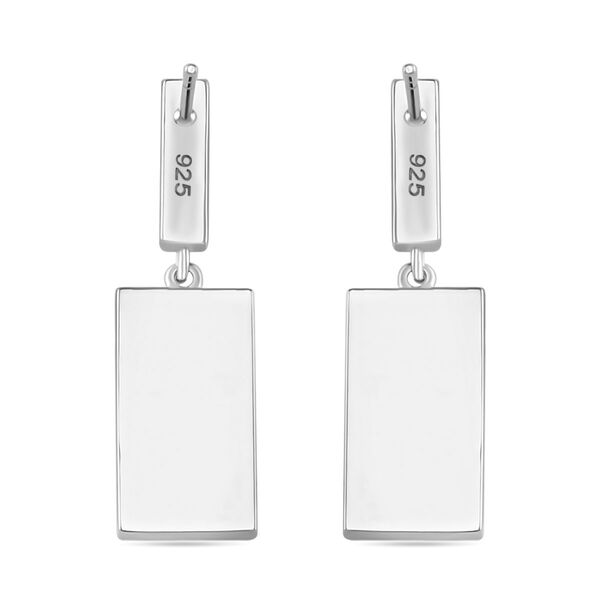 Blaue und wei&szlig;e Zirkonia Ohrringe image number 5