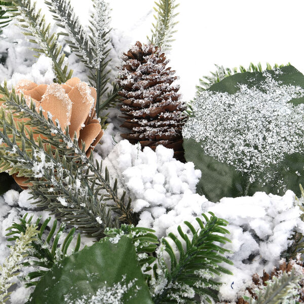 Weihnachtskranz, Weihnachtsdekoration, Durchmesser 45 cm, Grün und Mehrfarbig  image number 3