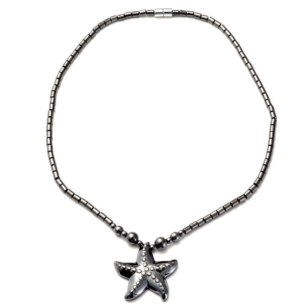 H&auml;matit Halskette50 cm Edelstahl ca. 240,00 ct