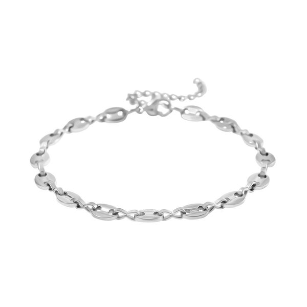 3er Set - Sehr Schick und Trendy Armb&auml;nder, Chirurgen-Edelstahl, Silberfarben image number 9