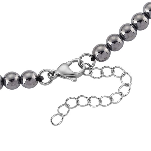 Terahertz Halskette ca. 18 cm + 5 cm Extender, 316L Edelstahl ca. 85,00 ct. image number 6