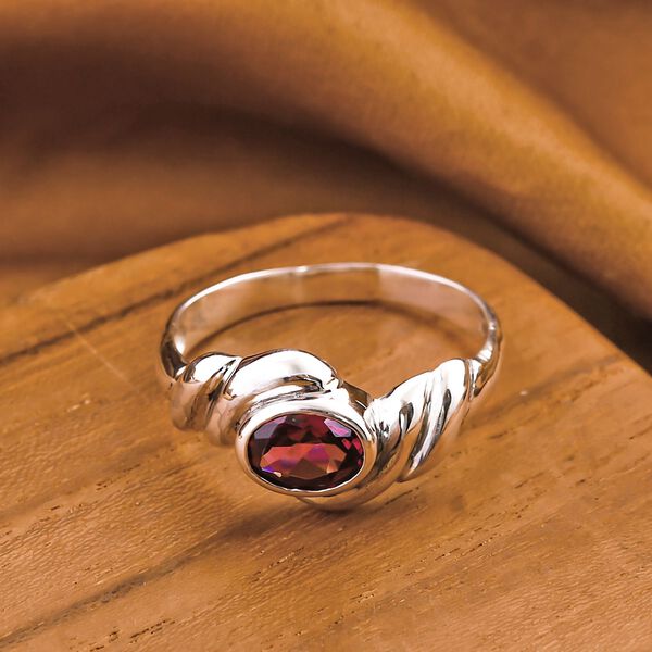 Royal Bali Kollektion- Rhodolith Granat Ring - 1,50 ct. image number 1