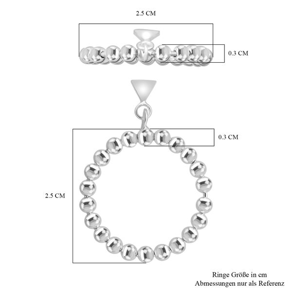 Perlen-Ring mit Anh&auml;nger in 925 Silber image number 5