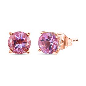 D’Joy AA Rose De France Amethyst und Zirkon Ohrringe - 5,54 ct.
