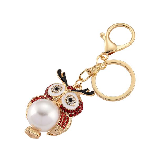 3er-Set Mehrfarbige Kristall-, Harz- und Emaille-Schl&uuml;sselanh&auml;nger image number 6