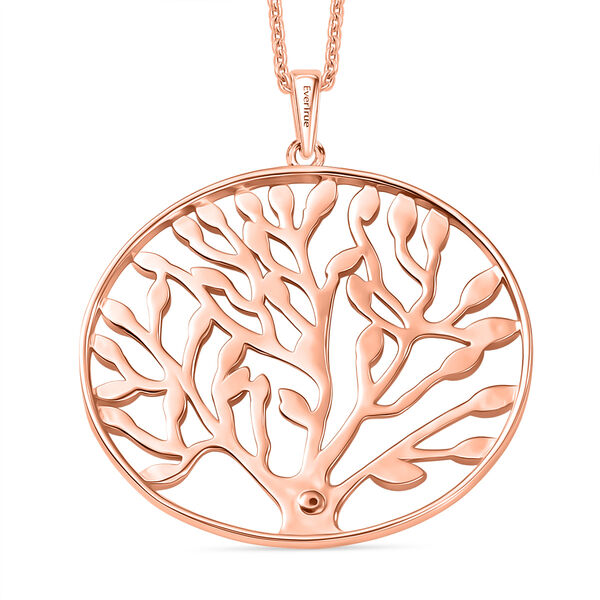 EverTrue Anh&auml;nger mit Diamantakzent und 50cm Kette in Ros&eacute;goldton image number 5