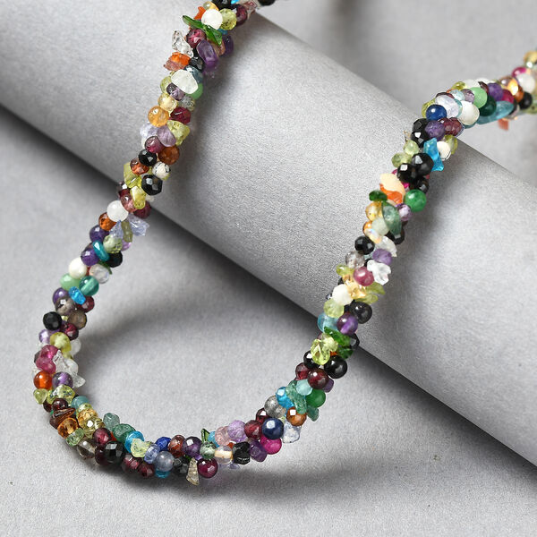 EverTrue mehrfarbige fossile Koralle Halskette, 50+5cm - 110 ct. image number 2