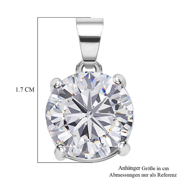 Moissanit Solitär Anhänger - 3,54 ct. image number 4