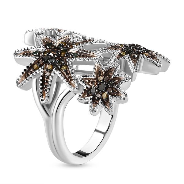 GP Celestial Dream Kollektion - Mehrfarbiger Diamant und blauer Saphir-Ring - 0,50 ct. image number 5