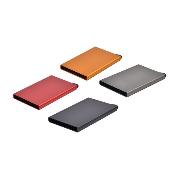 4er Set - Kartenhalter mit RFID-Schutz, warme T&ouml;ne image number 6