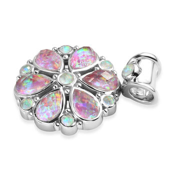 Sajen Silber-Opal Dublett Anh&auml;nger 925 Silber rhodiniert ca. 6.27 ct